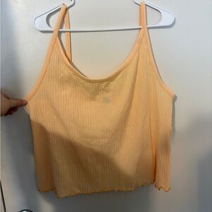 Old Navy Yellow-Orange Tank Crop Top (NWOT Dead Stock)